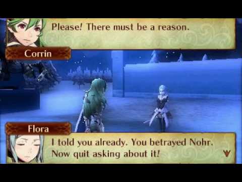 Fire Emblem Fates: Birthright - Chapter 17 Corrin and Flora Conversation