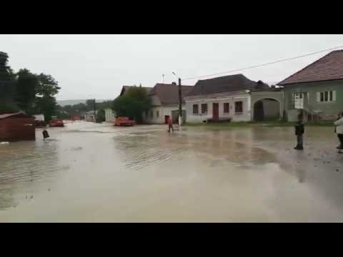 Inundatii localitatea Petris, Bistrita-Nasaud