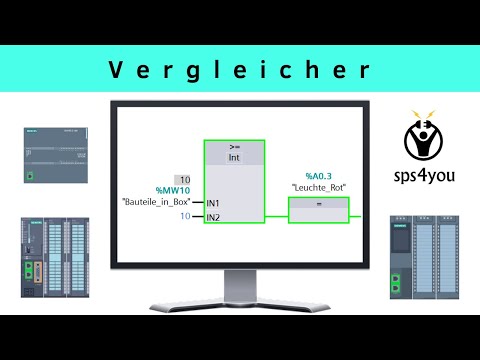 Comparator CMP in the TIA Portal - Learn to program PLCs - Online advanced course (Chapter 1.1)