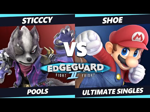 Edgeguard II - Sticccy (Wolf) Vs. Shoe (Mario) SSBU Ultimate Tournament