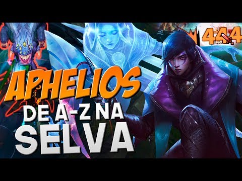 APHELIOS É TÃO BROKEN, QUE FUNCIONA NA SELVA! | APHELIOS DE AZ NA JUNGLE - Festinha do Rodil