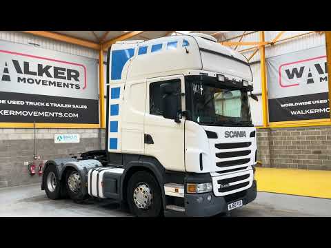 New In Stocklist For Sale: SCANIA R480 TOPLINE 6X2 TRACTOR UNIT – 2011 – MJ60 PXA