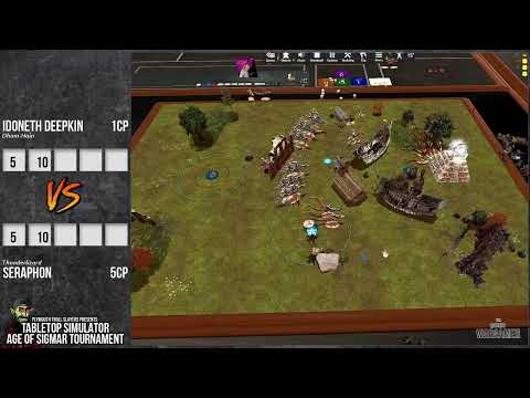 Trollslayers TTS Tournament Round 2: Seraphon vs Idoneth