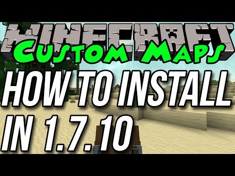 How To Find & Install Custom Maps In Minecraft 1.7.10