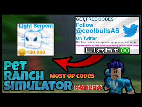 Codes For Roblox Pet Ranch Simulator 2019 May