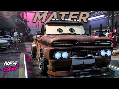 MODIFIKASI CHEVROLET C10 STEPSIDE PICKUP '65 VERSI MATER "CARS" ❗️❗️❗️ - NFS HEAT