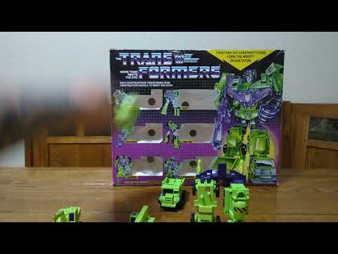 G1 devastator transormation combiner how to make devastator