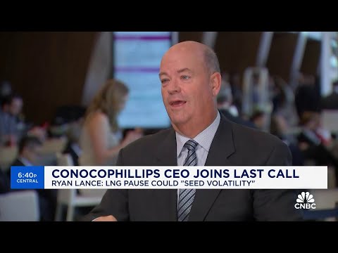 LNG pause could 'seed volatility', says Conocophillips CEO Ryan Lance thumbnail