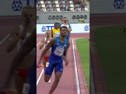 The first mixed 4x400m at the #worldathleticschamps 👀 #athletics #sports #running #usa #poland