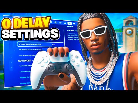 NEW Best Controller SETTINGS + Sensitivity on Console (Fortnite Tutorial)