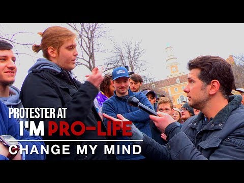 Pro-Abortion SJW LOSES IT ON CROWDER! | Change My Mind Video