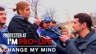 Pro-Abortion SJW LOSES IT ON CROWDER! | Change My Mind