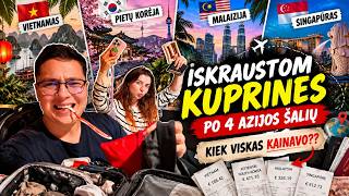 KĄ PRISIPIRKOME PER 1,5 MĖNESIO AZIJOJE? 💸 Rodome VISKĄ ir kainas!