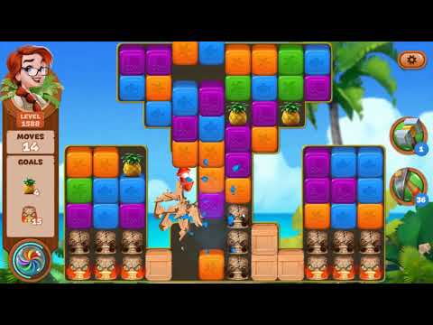 Lost Island Blast Adventure Level 1588 NO BOOSTERS - A S GAMING