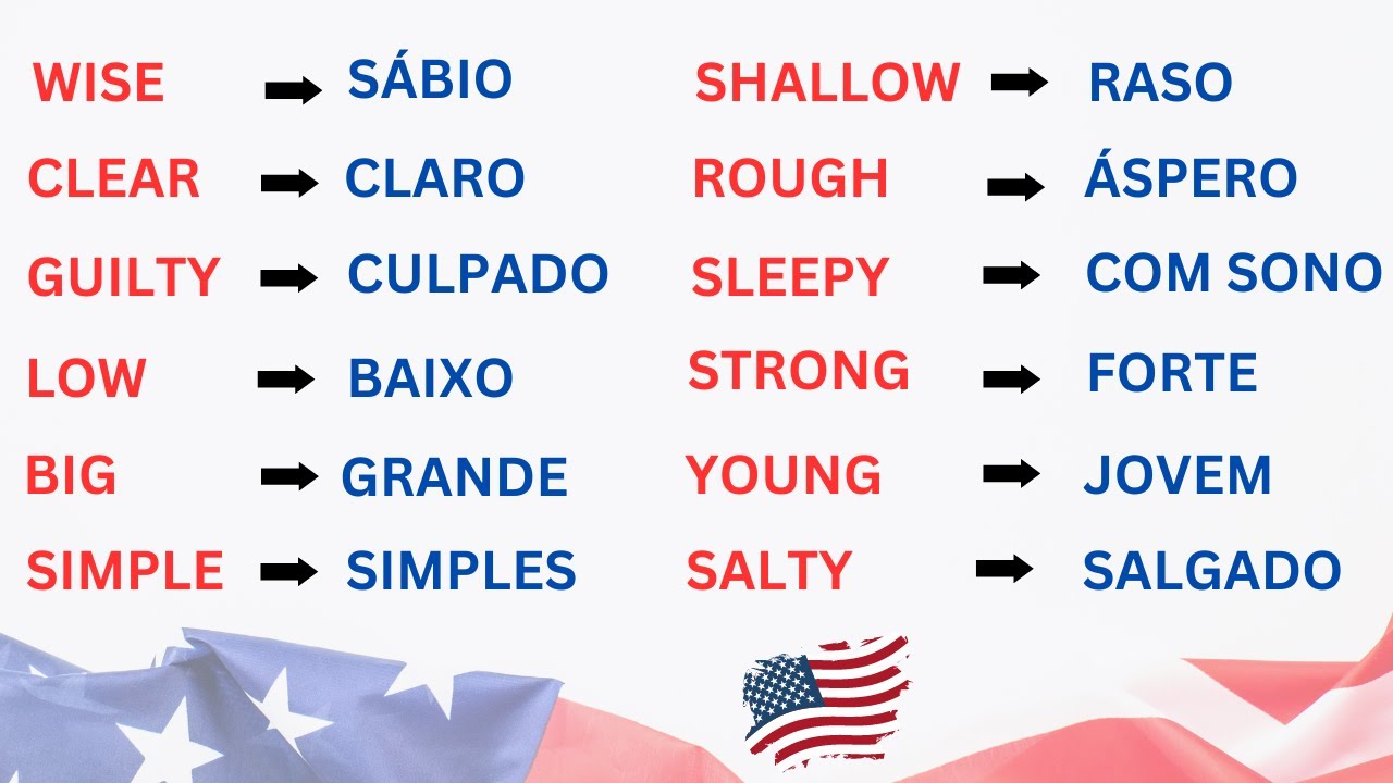 Adjetivos que Você Precisa Conhecer para Melhorar o seu Inglês | Curso de Inglês | Aprenda Inglês 📚