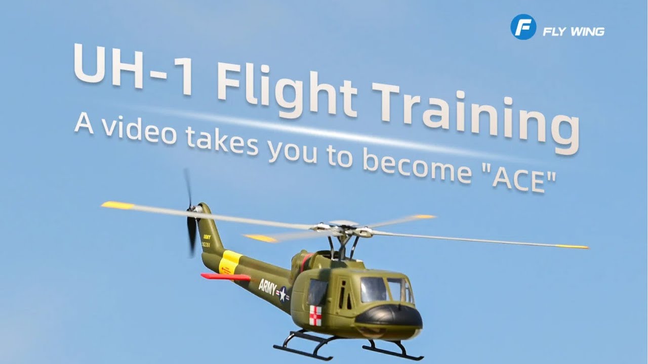 UH-1 Four-blade Flight Tutorial | ACE Flight controller