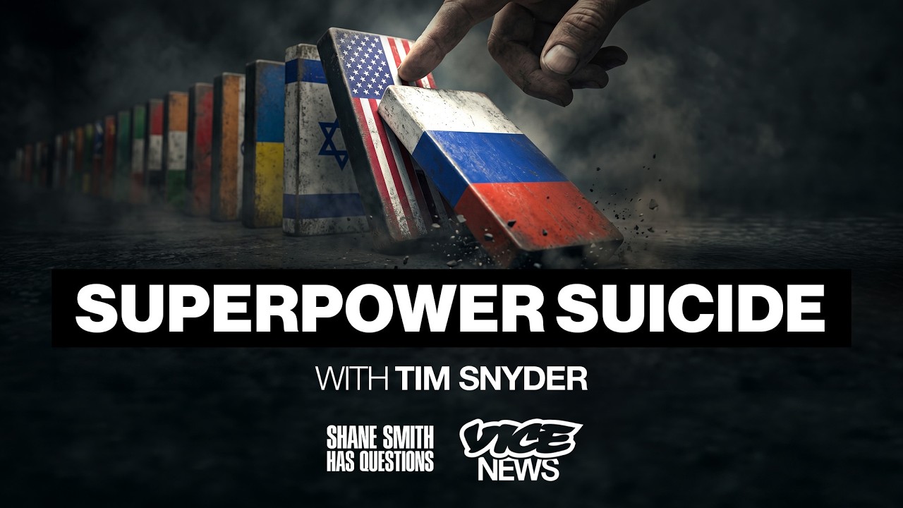 Historian Timothy Snyder argues U.S. abandoning military and institutional advantages while Russia self-destructs in Ukraine