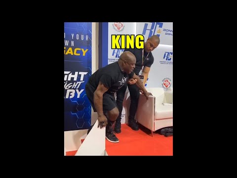 Ronnie Coleman is not able to walk anymore...
