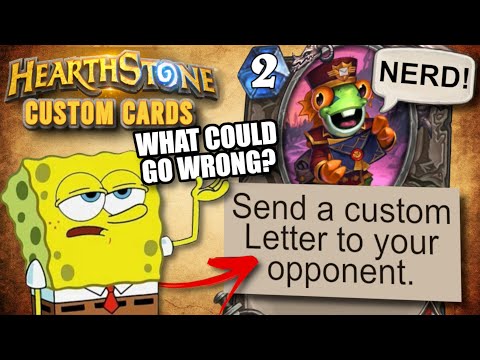 Custom Messages in Hearthstone? What Could Go Wrong? Top Custom Cards of the Week #S02 #E18