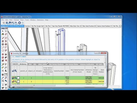 Inventory3D for Management of Telco Towers and Equipment Data