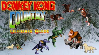 #DonkeyKong Donkey Kong Country - SNES - ULTIMATE GUIDE - ALL Levels, ALL Secrets, ALL Bonus, 101%!