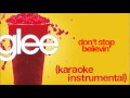 GLEE - Don't Stop Believin' (Karaoke ...