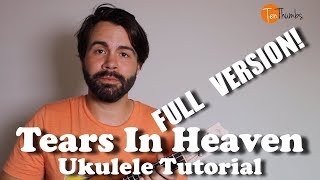 Eric Clapton - Tears in Heaven - Full Fingerpicking Stuido version with tabs, solo, play-along