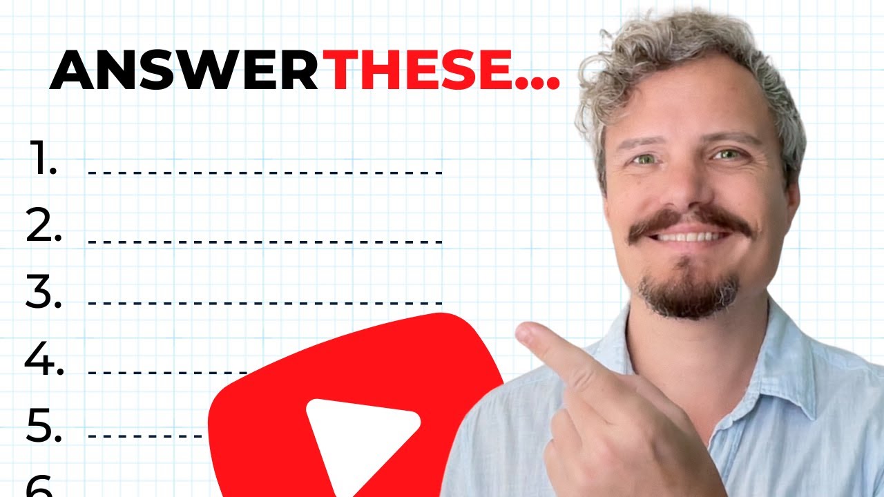 Starting A YouTube Channel In 2024? (Answer These FIRST)