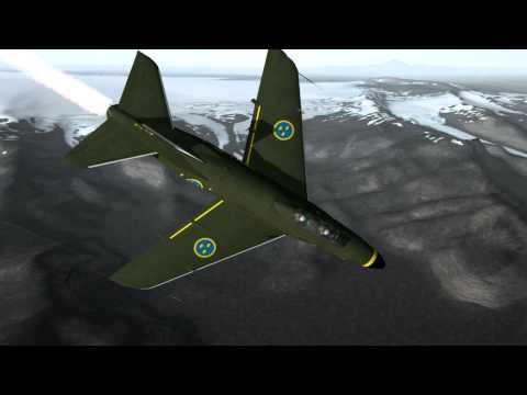 Dogfight: Saab J 32B Lansen vs Hawker Hunter