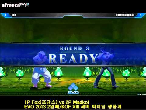 EVO 2013 KOF XIII Fox vs MADKOF