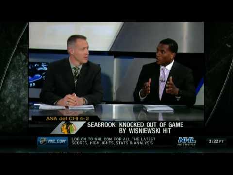 Seabrook Hits Perry, Wisniewski Hits Seabrook 3/17/2010