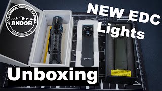 New Olights for EDC & Preps! | Arkfeld Pro, Ultra, & Warrior 3S | Unbox & First Impressions