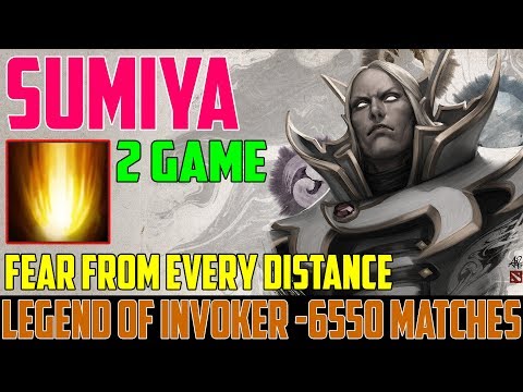 Legend of invoker | Sumiya 2 game hack brain | Dota 2 gameplay 2017