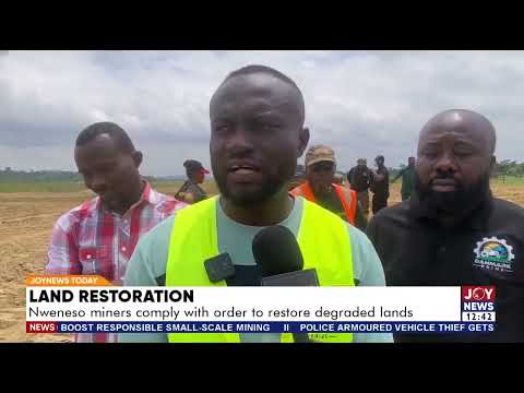 Land Restoration: 20 acres of degraded land restored in Atwima Kwanwoma after mining suspension