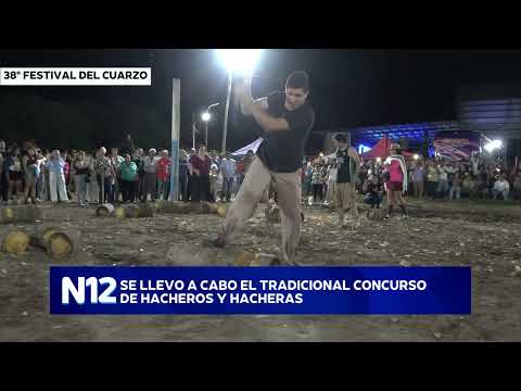 ❤️ 38° Festival del Cuarzo – Serrezuela -- Concurso de Hacheros