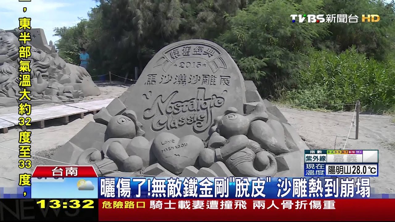 曬傷了!無敵鐵金剛「脫皮」 沙雕熱到崩塌