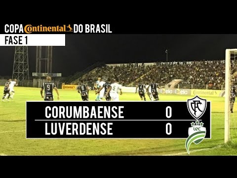 MELHORES MOMENTOS: CORUMBAENSE 0x0 LUVERDENSE - CO...