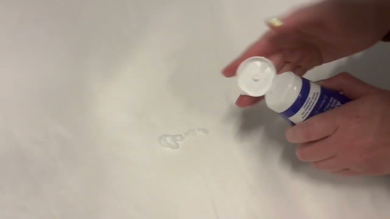 Linenspa Mattress Encasement &mdash; Hand cream test - YouTube