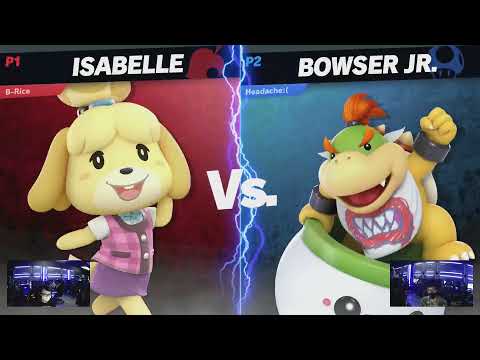 PURE Smash #24 Winners Semis - B-Rice (Isabelle) vs. NC (Bowser Jr./Dark Pit)