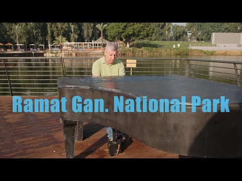 4k video. Israel.  National park in Ramat Gan in Israel. Парк в Рамат Гане. Израиль