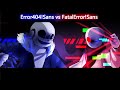 Error404 Sans Vs FatalError Sans Animation