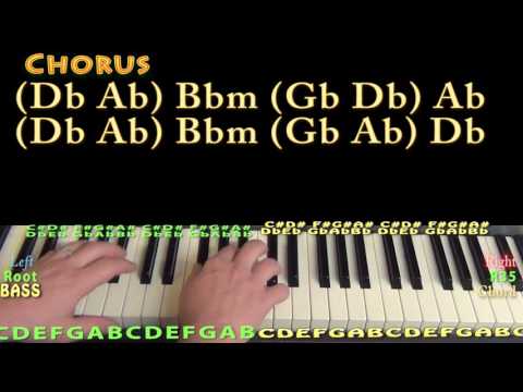 One Call Away (Charlie Puth) Piano Lesson Chord Chart