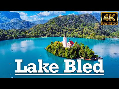 This Place Really Exists || Lake Bled Slovenia || The Most Beautiful Lake In Europe || Drone 4K