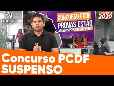Concurso PCDF SUSPENSO | AO VIVO