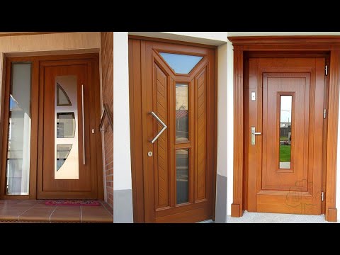 Top Trending Kerala model Wooden Front Door Designs Modern. Door With Glass panel designs
