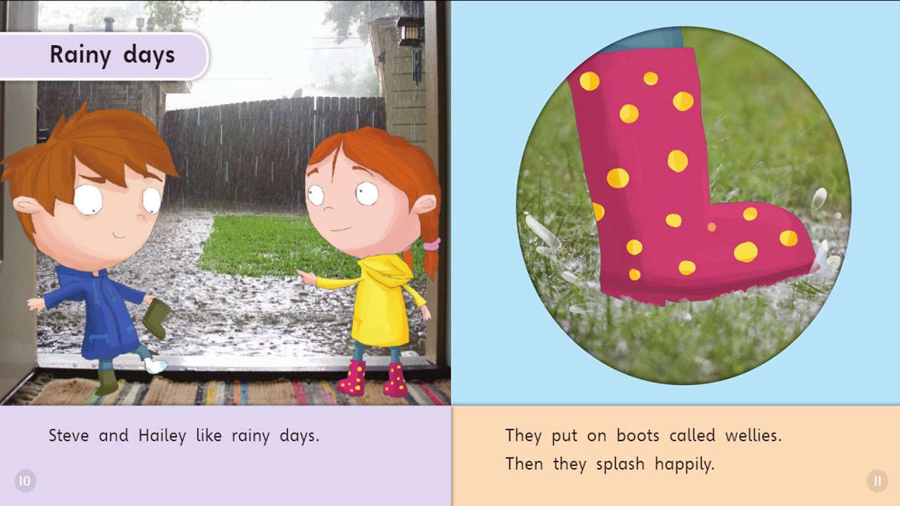 Sunny Days, Rainy Days | READ ALOUD Bedtime ENGLISH Storytime for Kids