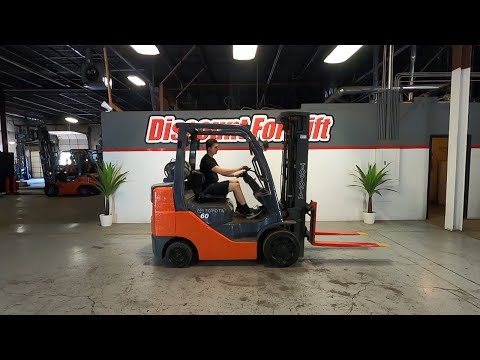 TOYOTA 8-Series 8FGCU30 6,000lb LP (Propane) #2337 - Forklift For Sale