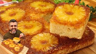 BOLO DE ABACAXI CARAMELIZADO - SUPER FOFINHO - FÁCIL E RÁPIDO - Receitas de Pai