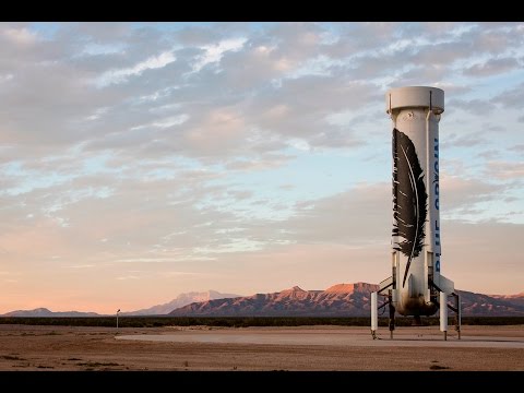 New Shepard test flight and booster landing