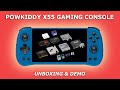 POWKIDDY X55 Handheld Game Console Unboxing Demo